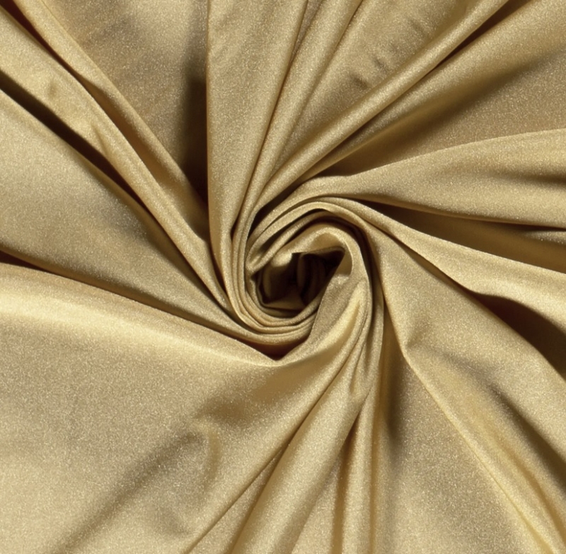 Elastik Jersey Lycra Stoff Uni Golden Kamel